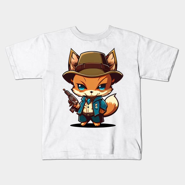 Cute pet, funny pet, boss pet, pirate pet, gangster pet, lovely pet. Kids T-Shirt by NCT ART